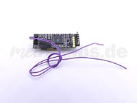 ZIMO Elektronik MX649L - Zimo MX649L Miniatur Sound-Decoder - 23 x 9 x 4 mm - Audio 1 W - 0,7 A - 6-polig